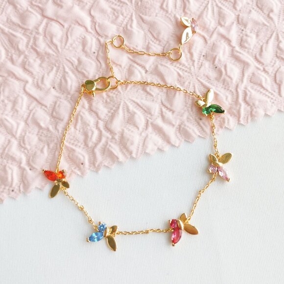 Kate Spade social butterfly multi color bracelet in - Picture 1 of 4